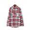 100% cotton men's yarn dyed flannel check/plaids shirt ,long sleeve flannel shirt