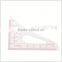 Kearing brand plastic drawing template ruler,sandwich line plastic Scale ruler,plastic straight scale ruler#8515