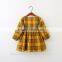 Girls Clothing Dresses 2017 Autumn New Girl Clothes Fashion Plaid Sundress Kids Dress