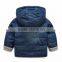 Casual chaqueta winter denim coats for boys with hoodies