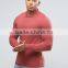 Cheap New Design Custom Long Sleeve Two Button Placket Red Men's Cotton Spandex 200gsm Casual Skinny Body Slim Fit Polo Shirt