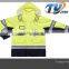 High visibility green reflective safety jacket with en471 standard