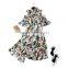 Maxnegio floral print summer long boho maxi dress