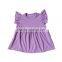 Wholesale Boutique Fashion Baby Clothes Spring Floral Clothes Wear organic cotton Baby Girl clothing