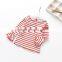 Wholesale lovely cotton children girl stripe t-shirt casual children wear