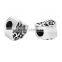 Zinc Based Alloy European Style Large Hole Charm Beads Heart Antique Silver Message Message " MUM "
