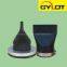 Rubber duckbill check valve