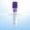 Colourful Disposable Medical Vacuum Blood Collection No Additive Blood Tube