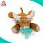 funny baby plush pacifier elephant animal soft plush toy