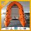 550cm Long 12mm Aluminum Floor Inflatable Boat/13 Persons A Type Hull Inflatable Boat for Sale