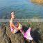 Children Swimming pool bag monofin swimsuit mermaid tail costumes