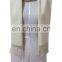 Baby Alpaca Scarf of Entire White Color Pashmina Scarf