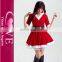 No Minimum Order Xmas Sexy Santa Claus Dresses Costume For Women