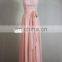 Formal Wear Scoop Neckline Cap Sleeve Bow Real Sample Full Length Party Women Evening Dresses Gown