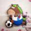 Football club mascot design fridge magnet
