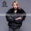 Good Price Men Short Bomber Jacket With Raccoon Fur Collar Custom Jackets
