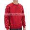 red ribbed cuffs cotton blend unisex quilted sweatshirts