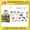 Bulk funny 16pcs non-taxic PVC plastic 2 inches plastic animal toys for sale