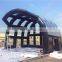 2017 Buildings black inflatable stage with the cover or backdrop