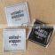 Custom woven clothing labels for garment accessories