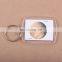 Custom cheap promotion photo printed plastic acrylic keychain blank