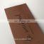 personal designed printed leather label for garment fashion