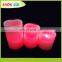 Remote control LED candles with blue/red/green/ flickering