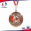 3D Road Running Blank Medal in Antique Copper Plating