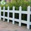 Decorative effect white vinyl picket fence durable white plastic fence
