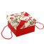 Honey red gift box paper folding square packaging box