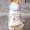 Warm Pet fat dog silver jacket Bulldog vest puppy Clothes waistcoat with pocket