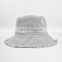 Solid color washed broken hole student simple sunscreen hat four seasons fisherman's hat