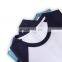 Wholesale Men's Short-sleeved 200g Linen New Short-sleeved Raglan Loose Color Matching Contrast Custom T-shirt