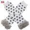 Polka dot Baby Ruffle Leg Warmers Toddler Chiffon Lace ruffle Knee pads leggings 5pairs /design