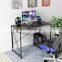 Simple student study writing desk with folding metal legs home use computer office desk cheap price