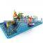 Children's park toy private personal water park outdoor sliding kids water playground plastic water slide