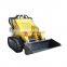 Compact walk-behind skid steer loader tractor