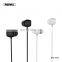 Remax Rm-550 Black And White Mobile Phone Universal Subwoofer Wired Music Earphone