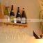 Accept OEM Wall Mounted Wooden Wine Shelves Rack