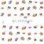 JOYFUL 566-594 Japanese style pet dog nail beauty stickers colorful printing nail stickers 3d adhesive decals