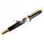 250 Calligraphy Faountain Pen Black and Golden Clip Art Pen