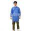 Woven Fabric waterproof lightweight doctor dental disposable lab coat for medical use