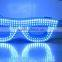 2015 new blue white optician advertising illuminated led glasses sign