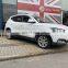 Chrome door visor side window deflector shade sun rain shield silver strips guard for Mg ZS