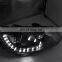 New product lanch of Car accessories  Modified headlights white light LED  angel eye tears headlamp assembly for VW Golf6 R20