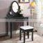 Mirrored dressing table