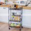 2022 Hot sale bathroom kitchen organizer storage rack 4 tiers storage rack