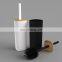 Hot sale modern design plastic bamboo household 6 piece bathroom sets luxury