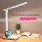 CCT Fodable Led Desk Lamp Touch Sensor Office Study Table Lamp Rechargeable Led Desk Light adjustable desk lamp With USB Port