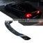 Factory Supply Gloss Black Rear Trunk Spoiler Wing With Led Light For Tesla Model 3